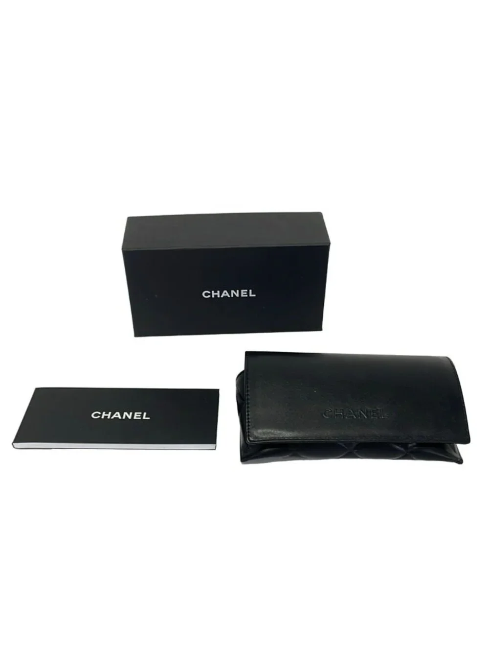 Chanel Sunglasses Black Dark Brown Gold Faux Pearl Eyewear